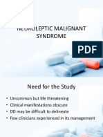 Neuroleptic Malignant Syndrome