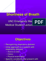 Shortness of Breath: UNC Emergency Medicine Medical Student Lecture Series