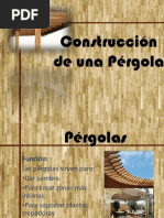 Construcción de Una Pérgola