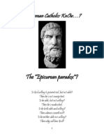 Do Roman Catholics KnOw The Epicurean Paradox?