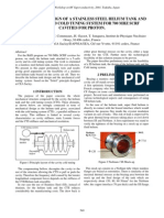 Preliminary Design of A Stainless Steel Helium Tank and Its Associated Cold Tuning System For 700 MHZ SCRF Cavities For Proton