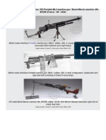 Hotchkiss Portative - Hotchkiss .303 Portable Mk. 1 Machine Gun - Benet-Mercie Machine Rifle M1909