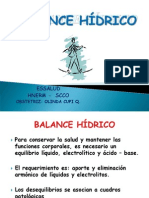 Balance - Hidrico Con Casos