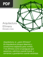 CFGS Arquitectura Efimera