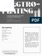 Electroplating - by Henty C Reetz (H H Windsor 1911 - Republished by Lindsay Publications 1989) 99P - Revised and Up-To-Date by Popular Mechanics