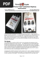 Rodent (Proco Rat Distortion Replica) Instructions: The Opamp