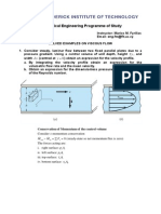 Homework Assignment (Viscous Flow)