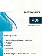 Earthquake Presentation