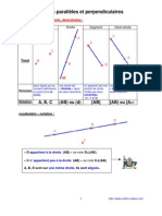 Droites Parallèles Et Perpendiculaires (6ème)