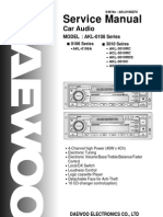 Daewoo Akl-0106a Car Audio SERVICE MANUAL