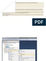 Copia de Seguridad (Backup) y Restauración (Restore) de Base de Datos SQL Server