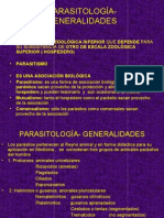 Parasitologia - Generalidades