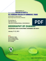 Geography of Change Proceedings Jan.2013