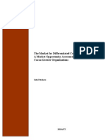 The Market For Differentiated Cocoa 1