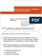 Assembly Systems and Assembly Line Balancing