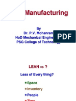 Lean Manufacturing & VSM