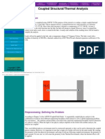 Coupled Structural Thermal Analysis