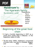 Haldiram's: - The Agarwals Family Business Unit