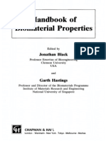 Handbook of Biomaterial Properties (ISBN 0412603306)