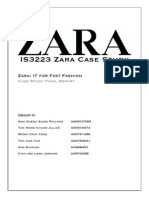 IS3223 Zara Case Study: Zara: IT For Fast Fashion