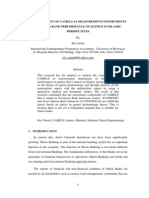 Compatibility of Camels As Measurements Instruments of Sharia Bank Performance On Justice in Islamic Perspectives