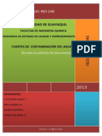 Fuentes de Contaminación Del Agua Final