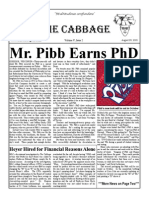 The Cabbage: Mr. Pibb Earns PHD