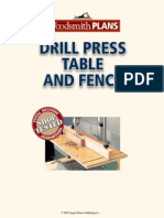 Woodsmith Drill Press Table