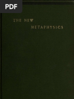 Frank Sewall THE NEW METAPHYSICS London 1888