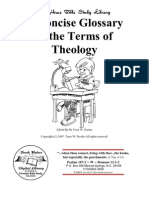 A Concise Glossary of The Terms of Theology: The Home Bible Study Library