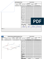 Surface Quality Evaluation Form Approved 14 Nov 2007