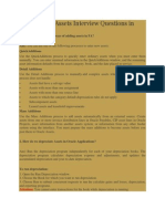 Oracle Fixed Assets Interview Questions in R12 - 1: 1. What Are The Different Ways of Adding Assets in FA?