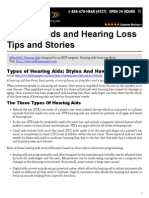 Hearing Aids and Hearing Loss Tips and Stories