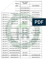 Winter Athletic Schedule 2013-14 Rev Dec '13