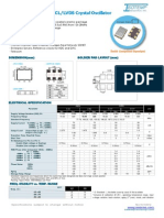 7.0 X 5.0 MM SMD PECL/LVDS Crystal Oscillator: OT Type