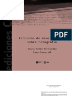 Gamarnik - Perez Fernandez - Articulos de Investigacion Sobre Fotografia