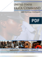 United States Africa Command 2009 Posture Statement