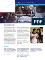 YOUTH POLICY BRIEF #01 NOVEMBER 2012: The Effectiveness of Youth Centres (IPPF)