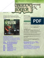 Arkham Horror FAQ