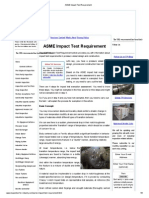 ASME Impact Test Requirement