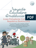 Proyecto Educativo Polivalente Comunitario Republica Dominicana FINAL