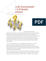 Problemas de Comunicación Interna en La Empresa Latinoamericana