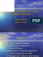 Financing Philippine Local Governments