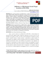 O Trabalhismo e o Movimento Social Negro Brasileiro (1943-1958) - Arilson Dos Santos Gomes