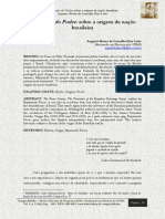 Os Donos Do Poder: Sobre A Origem Da Nação Brasileira - Augusto Bruno de Carvalho Dias Leite