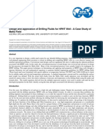 SPE 151642 Design and Application of Drilling Fluids For HPHT Well - A Case Study of Mafia Field