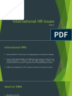 International HR Issues