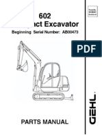 602 Excavator SN AB00473 & After