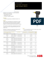 Kabeldon Parallel Connector CSEP-A For Cables With Cu Tape Screen English 2012