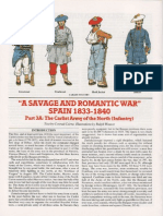 A Savage and Romantic War, Spain 1833-1840, Part 3A, The Carlist Army of The North (Infantry)